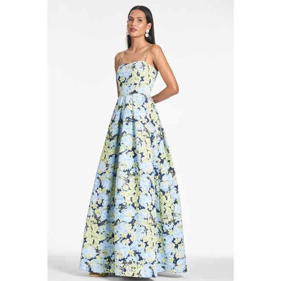 SACHIN + BABI BEAU GOWN - GARDEN CLUB SIZE 14 $695 - Picture 3 of 11